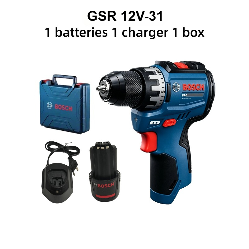Power Tools Online - Аккумуляторная дрель-шуруповерт Bosch Professional GSR 12V-31,