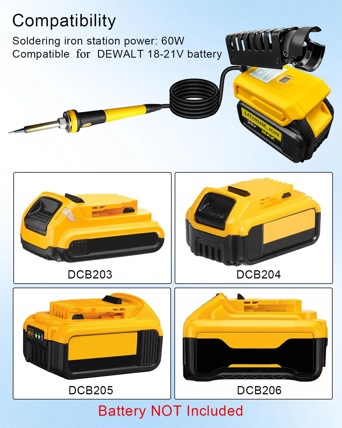 Портативный комплект паяльника – обзор и цена Power Tools Dewalt